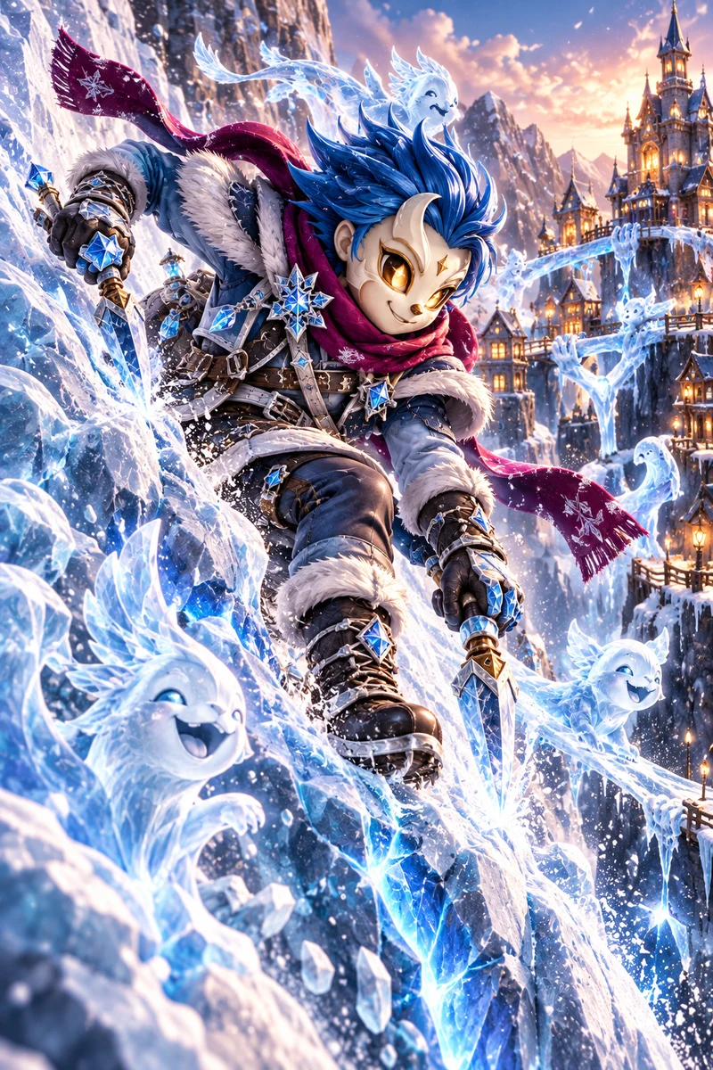 Icicle Iggy, Winter sculptor of the Frostwhispers